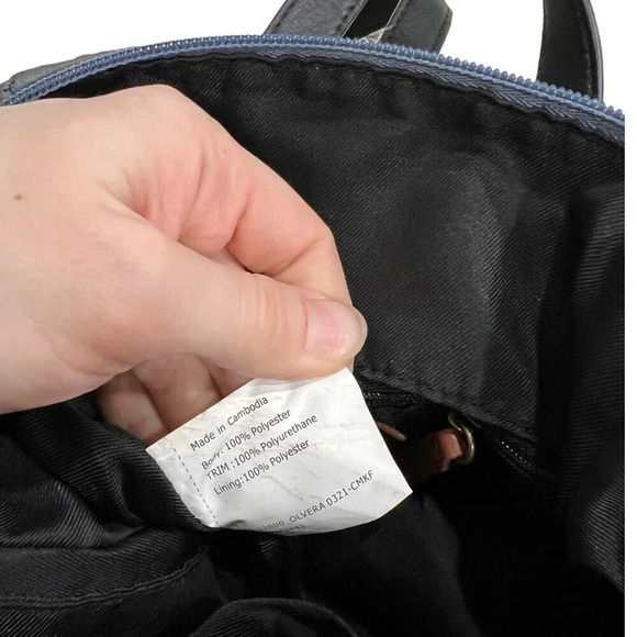 The Sak Denim Blue Olvera City Backpack - Picture 9 of 9